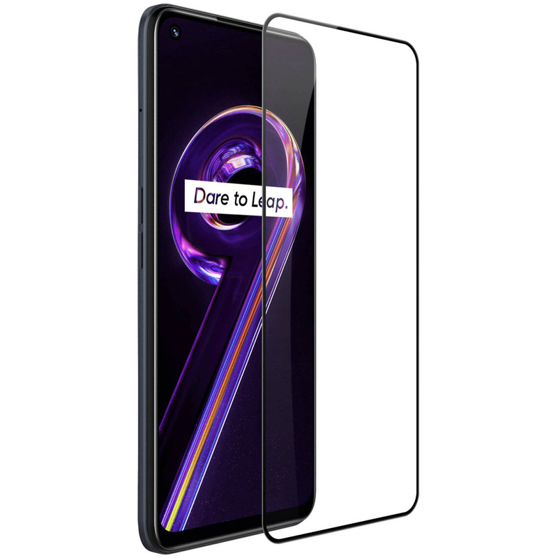 Nillkin CP + PRO ultradünnes Vollbild-Hartglas mit 0,2 mm Rahmen 9H Realme 9 Pro schwarz