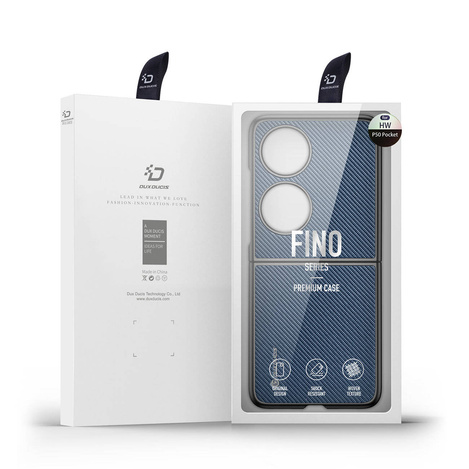 Dux Ducis Fino Hülle ist aus Nylonmaterial Huawei P50 blau