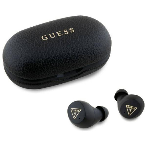 GUESS słuchawki bezprzewodowe bluetooth TWS ENC GUTWSPGTSPSK (PU Grainee Classic Logo) czarne