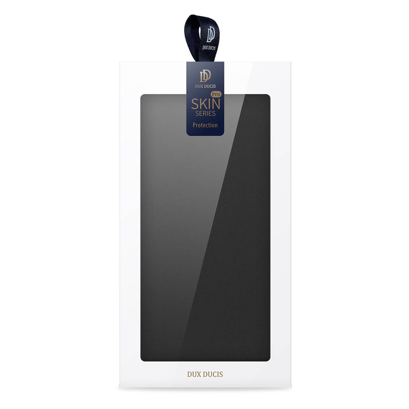 Dux Ducis Skin Pro Hülle für Realme 10 Pro+ Flip Cover Card Wallet Stand schwarz