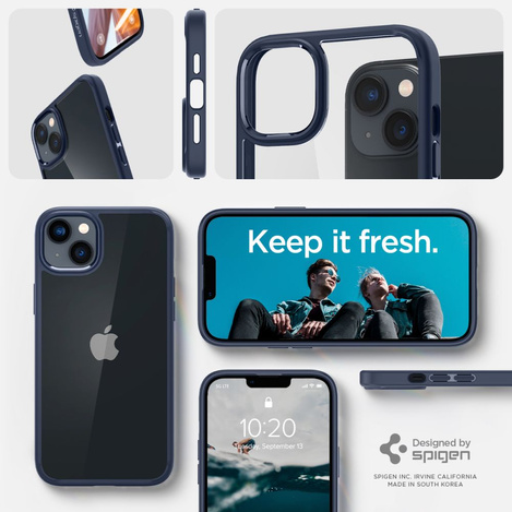 Spigen ULTRA HYBRID IPHONE 14 PLUS MARINEBLAU