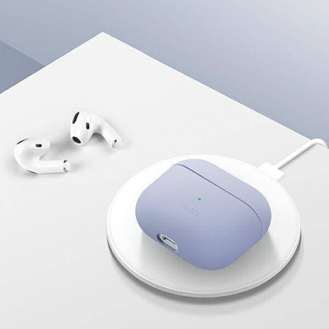 UNIQ Hülle Lino AirPods 3. Gen. Silikon Pink / Blush Pink