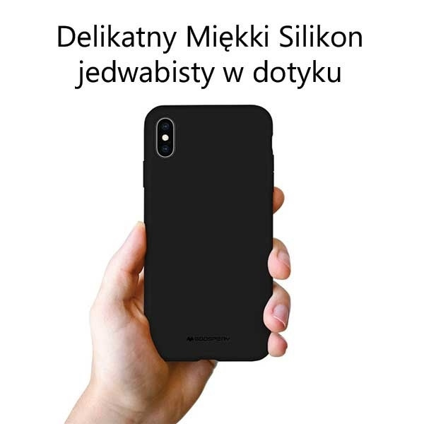 MERCURY SILICONE CASE IPHONE 12 PRO MAX (6.7), BLACK / CZARNY