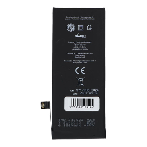 Bateria do iPhone SE 2020 1821 mAh  Blue Star HQ