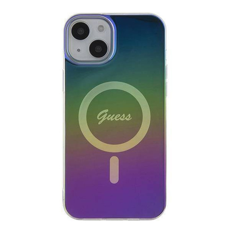 Guess IML Iridescent MagSafe - Etui iPhone 15 Plus (kolorowy)