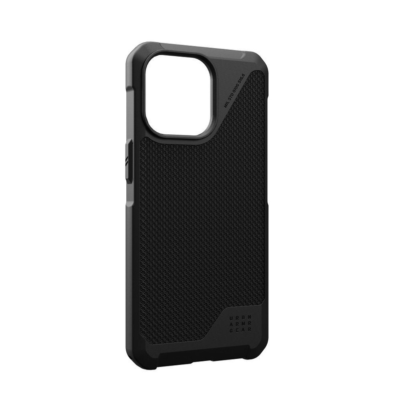 UAG Metropolis LT MagSafe case for iPhone 15 Pro Max - black kevlar
