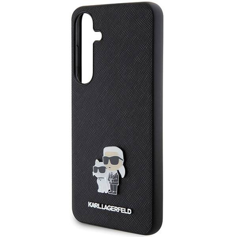 KARL LAGERFELD SAM S24 SAFFIANO KC PIN KLHCS24SPSAKCMPK BLACK