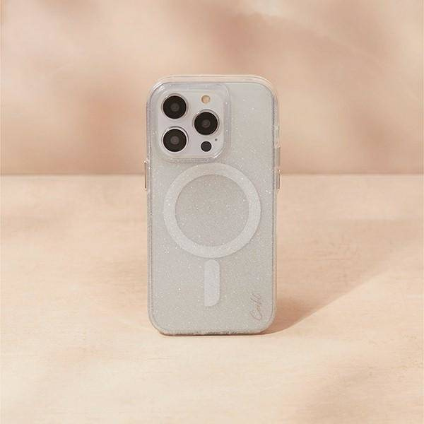 UNIQ etui Coehl Lumino iPhone 14 Pro Max 6,7" srebrny/sparkling silver