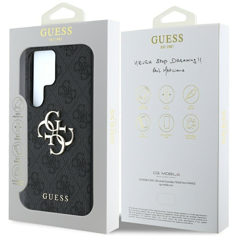 Etui Guess Big 4G Logo Classic Logo do Samsung Galaxy S25 Ultra czarny