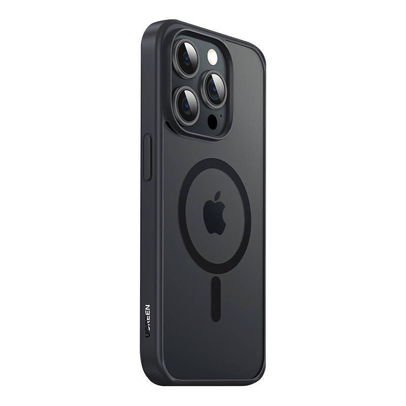 Schutzhülle APPLE IPHONE 15 PRO MAX Ugreen MagSafe Case Black Frame (LP751) transparent