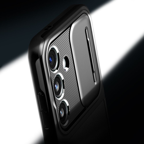 Spigen Optik Armor Hülle für Samsung Galaxy S24 – Schwarz