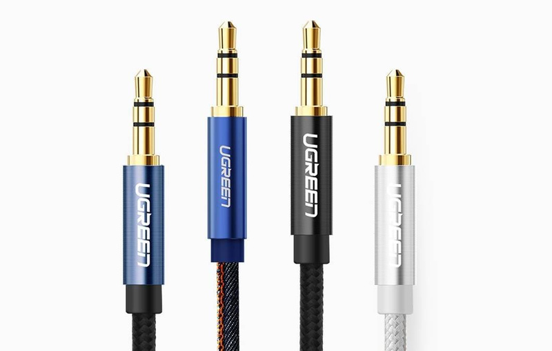 UGREEN AV122 Kabel mini jack 3,5mm AUX 5m (niebieski)