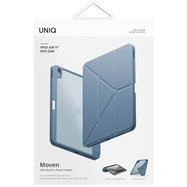 Etui UNIQ Moven na iPad Air 11" (2024) - niebieskie