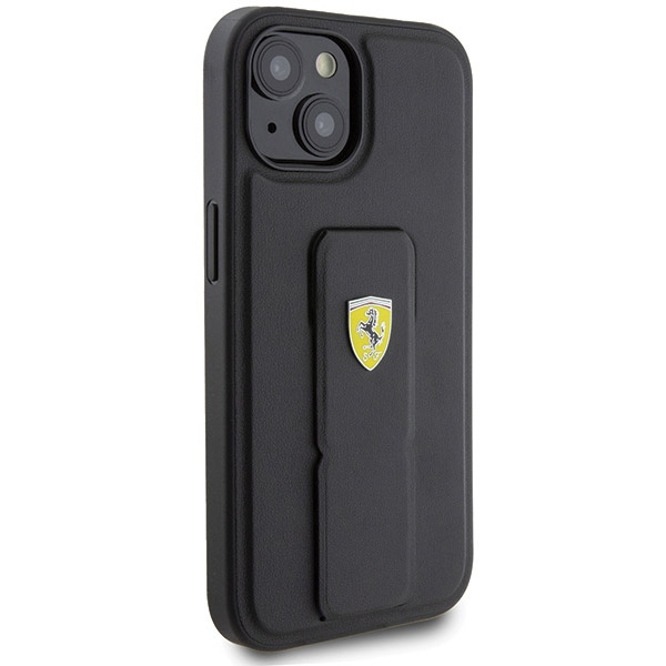 Ferrari nakładka do iPhone 15 6,1&quot; FEHCP15SGSPSIK HC GRIP STAND PU