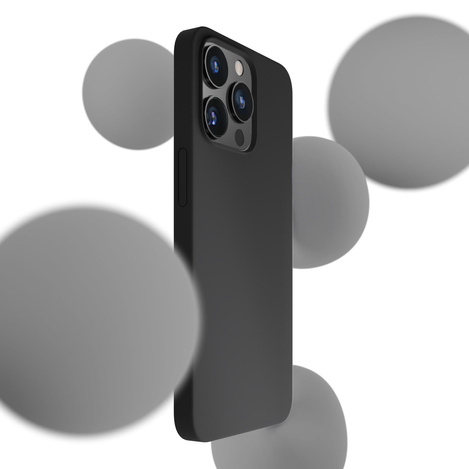 3MK Silicone Case iPhone 16 Pro Max 6.9" czarny/black