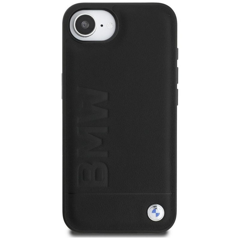 BMW futerał do IPHONE 16e (SE 4 2025) BMHCPSE4SLLBK (Leather Hot Stamp) black