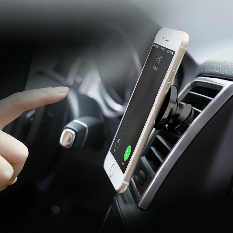 Uchwyt magnetyczny Baseus do kratki nawiewu / wentylacji Small Ears Air Magnetic szary SUER-A01