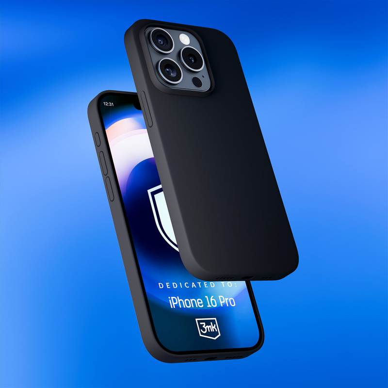 Apple iPhone 16 Pro - 3mk Hardy Silicone MagCase Graphite
