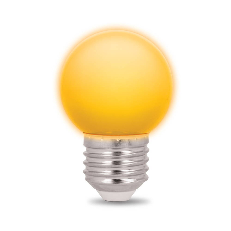 Żarówka LED E27 G45 2W 230V żółta 5 sztuk Forever Light