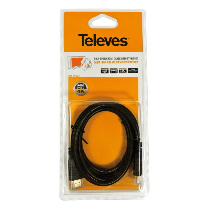 Kabel HDMI-HDMI 1,5m blister Televes