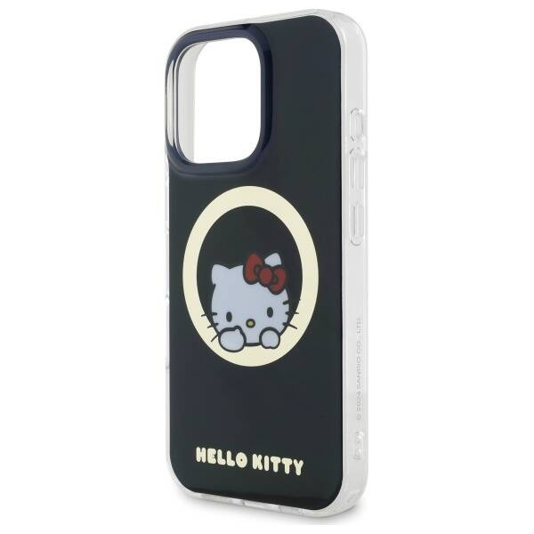 Original Case IPHONE 16 PRO MAX Hello Kitty Hardcase IML Sweet Kitty MagSafe (HKHMP16XHSWKK) black
