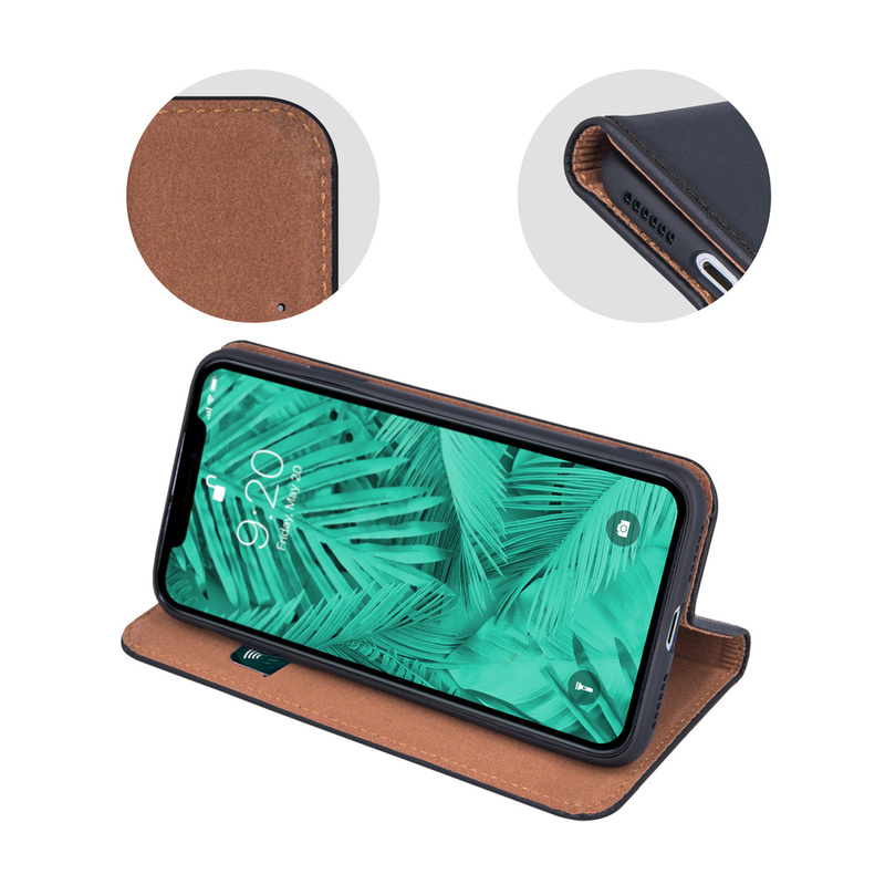 Etui skórzane Smart Pro do Samsung A15 4G / A15 5G czarne