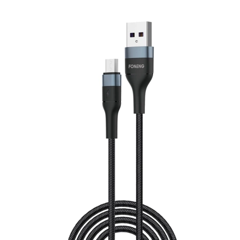 FONENG kabel X51 Micro USB 3A 2M Czarny