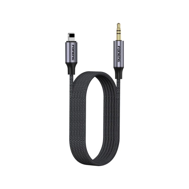 FONENG cable BM31 Lightning - JACK 3.5MM 1M Black