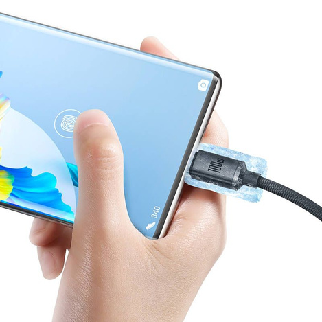 Baseus Crystal Shine Series Fast Charging Data Cable USB to Type-C 100W 1.2m Black