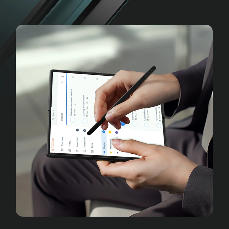 Nillkin Flex Pure Fold Hülle für Samsung Galaxy Z Fold 6 5G – Schwarz