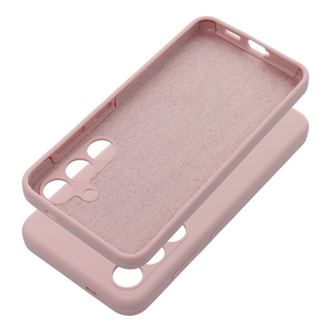 Futerał SILICONE 2mm do SAMSUNG A36 5G pudrowy róż