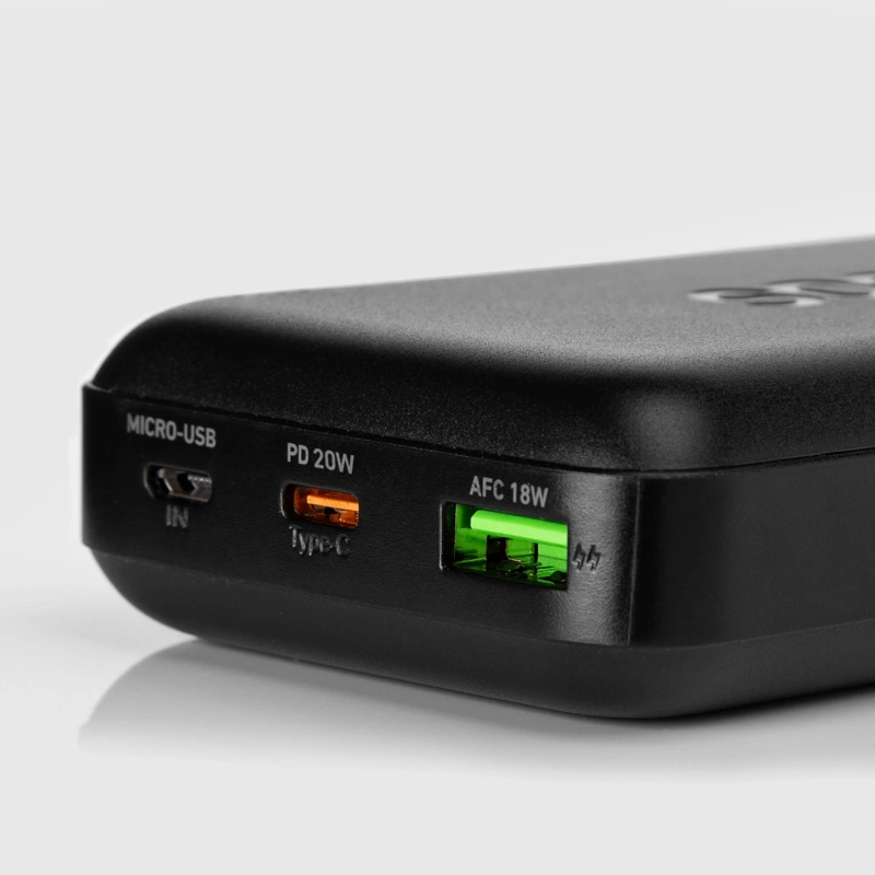 Powerbank SBS TTBB20000PD20K 20000 mAh 20W PD USB-C, USB-A, Micro-USB - Schwarz
