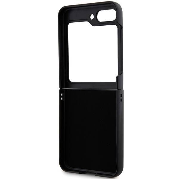 Oryginalne Etui KARL LAGERFELD Hardcase KLHCZF5SAPCHNPK do Samsung Z Flip 5 (Saffiano Mono Choupette PIN / czarny)