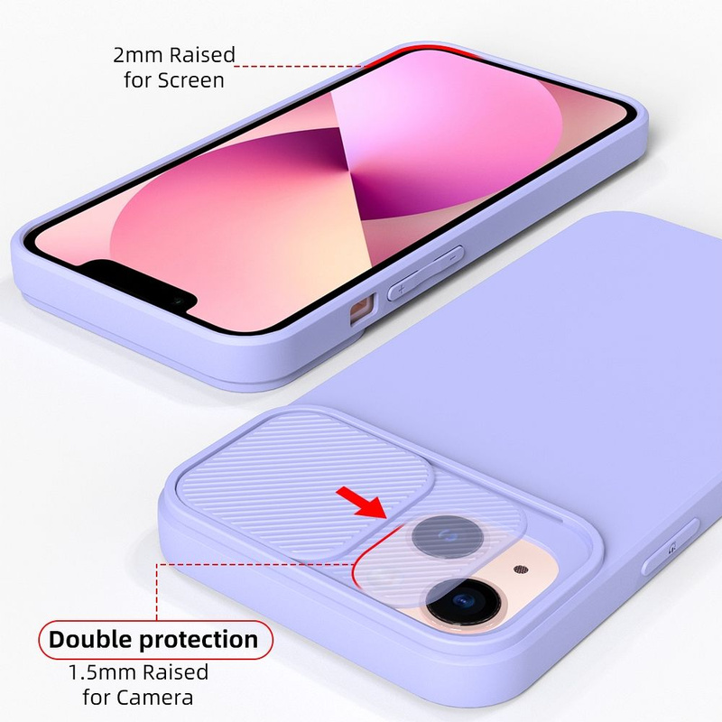 Futerał SLIDE do XIAOMI Redmi NOTE 12 4G lawendowy