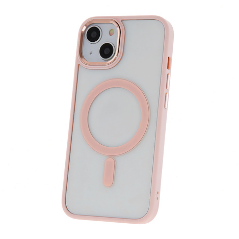 Nakładka Satin Clear Mag do iPhone 15 Pro Max 6,7&quot; różowa