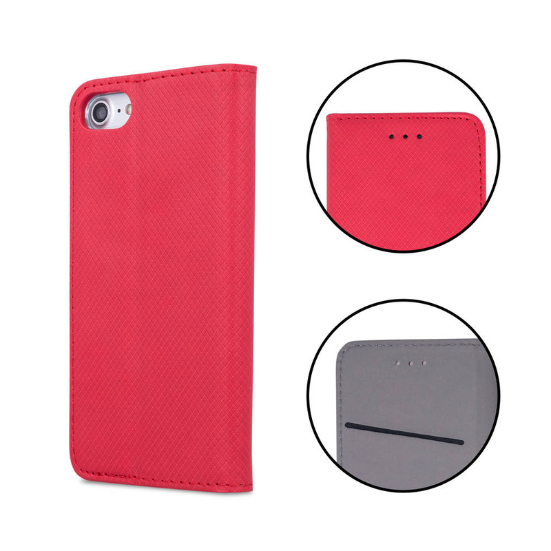 Etui Smart Magnet do Huawei P Smart czerwone