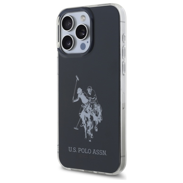 US Polo USHCP15XTPUHRBK iPhone 15 Pro     Max 6,7" czarny/black Shiny Big Logo