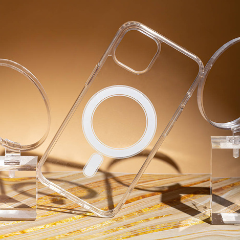 Nakładka Anti Shock 1,5 mm MagSafe  do iPhone 14 Plus 6,7" transparentna