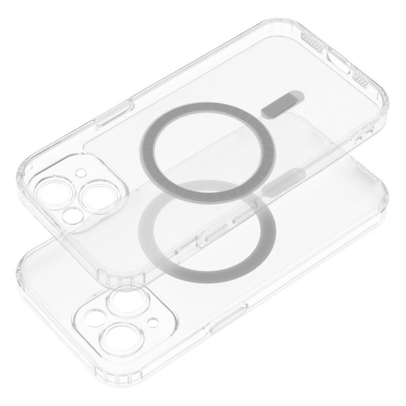 Futerał FROST MAG COVER z ochroną aparatu kompatybilny z MagSafe do IPHONE 17 Pro Max transparentny zmrożony