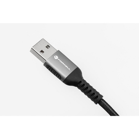 FORCELL F-ENERGY C263 kabel Typ C do Typ C QC4.0 PD 5A 240W Cafule 2 m czarny