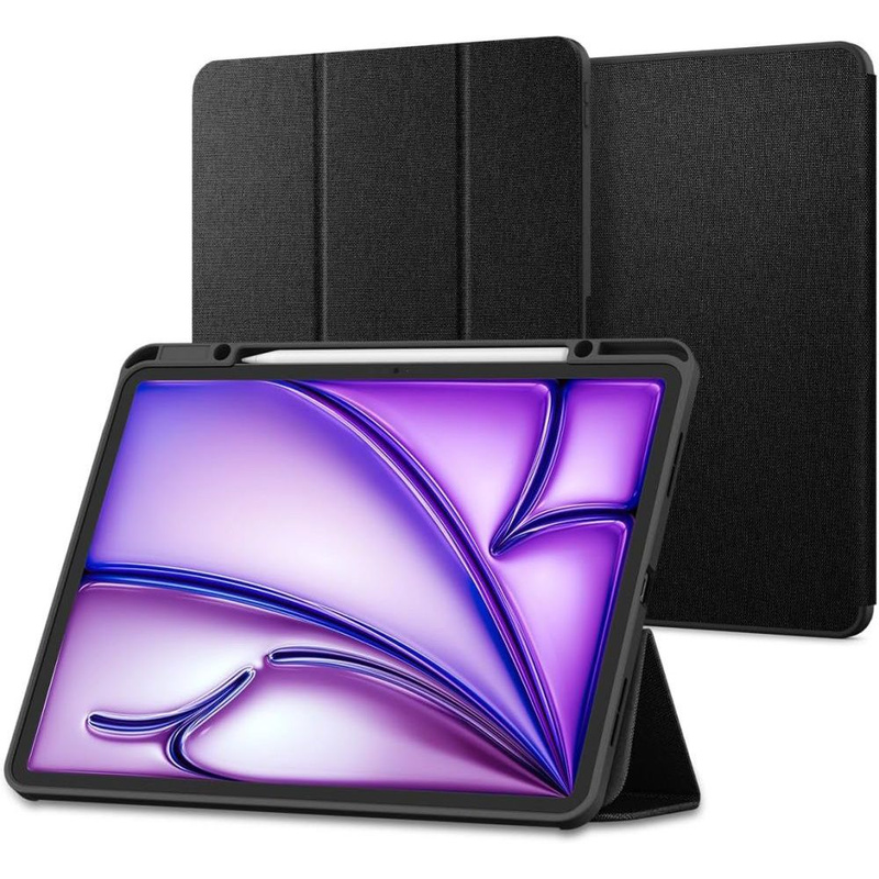 Spigen Urban Fit Hülle für iPad Air 10,9&#39;&#39; 4/5 2020-2022 / 11,6&#39;&#39; 2024 – Schwarz