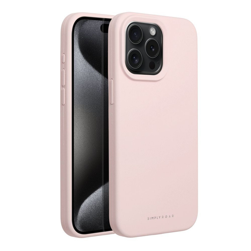 Futerał Roar Cloud-Skin - do iPhone 15 Pro Max Jasnoróżowy
