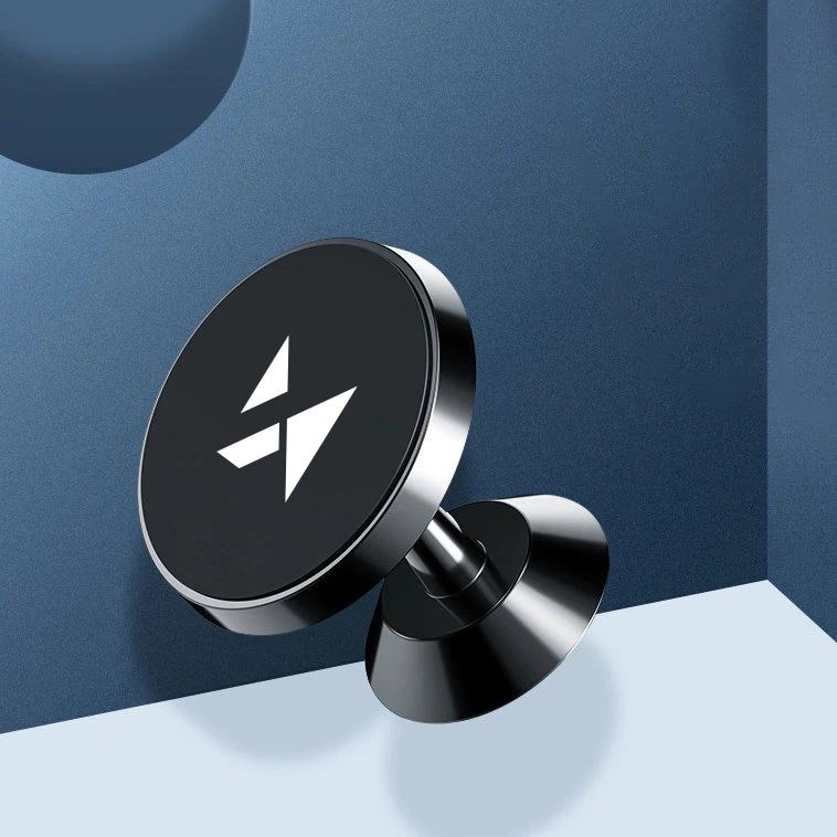 Wozinsky samoprzylepny magnetyczny uchwyt samochodowy 360 na deskę rozdzielczą czarny (WMH-05)