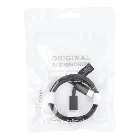 Kabel Typ C do Typ C 2.0 HD23 2A 1m czarny