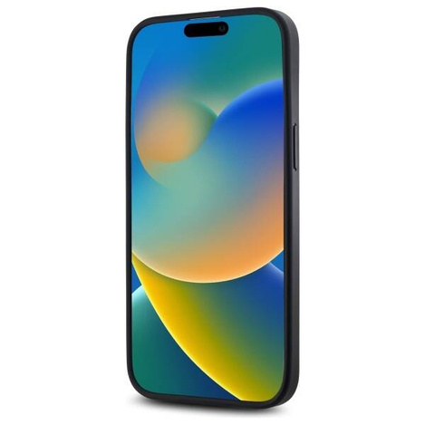 Original Handyhülle IPHONE 14 PRO MAX DKNY Hardcase Plain Logo MagSafe (DKHMP14XPSCMCLK) schwarz