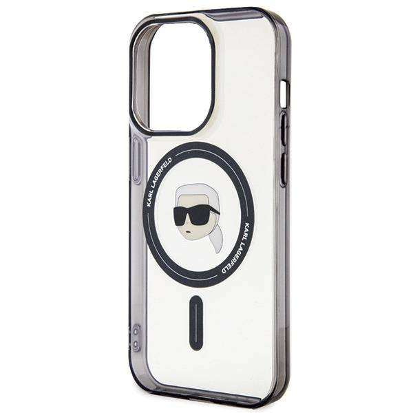 Karl Lagerfeld KLHMP15LHKHNOTK Hülle für iPhone 15 Pro – transparent
