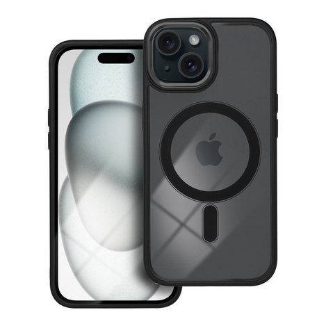 Futerał Color Edge Mag Cover kompatybilny z MagSafe do IPHONE 15 czarny