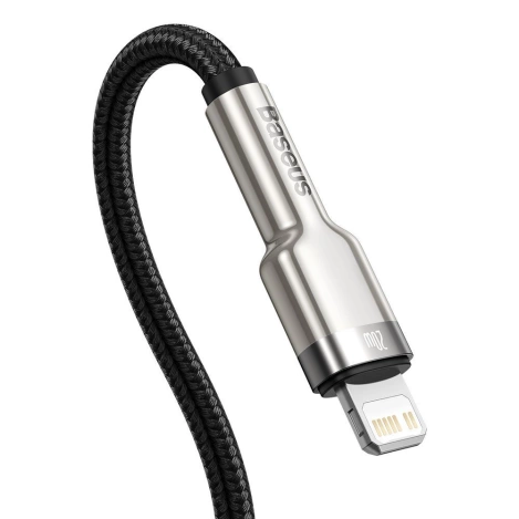 Baseus Cafule Series Metal Data Cable Type-C to iP PD 20W 1m Black