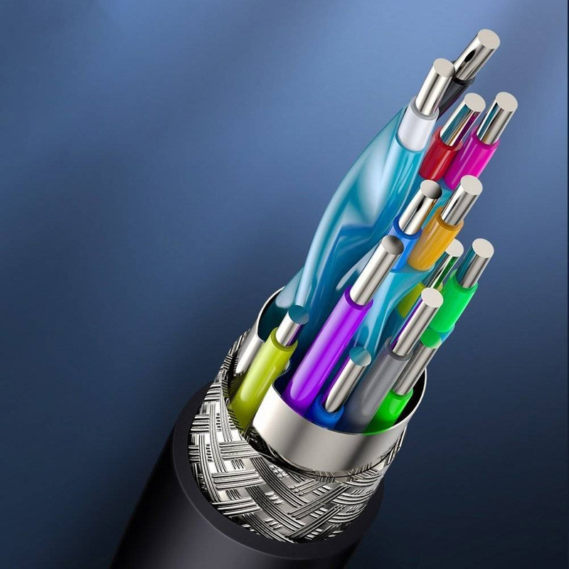 Baseus kabel przewód HDMI 2.0 4K 60 Hz 3D HDR 18 Gbps 3 m czarny (CAKGQ-C01)
