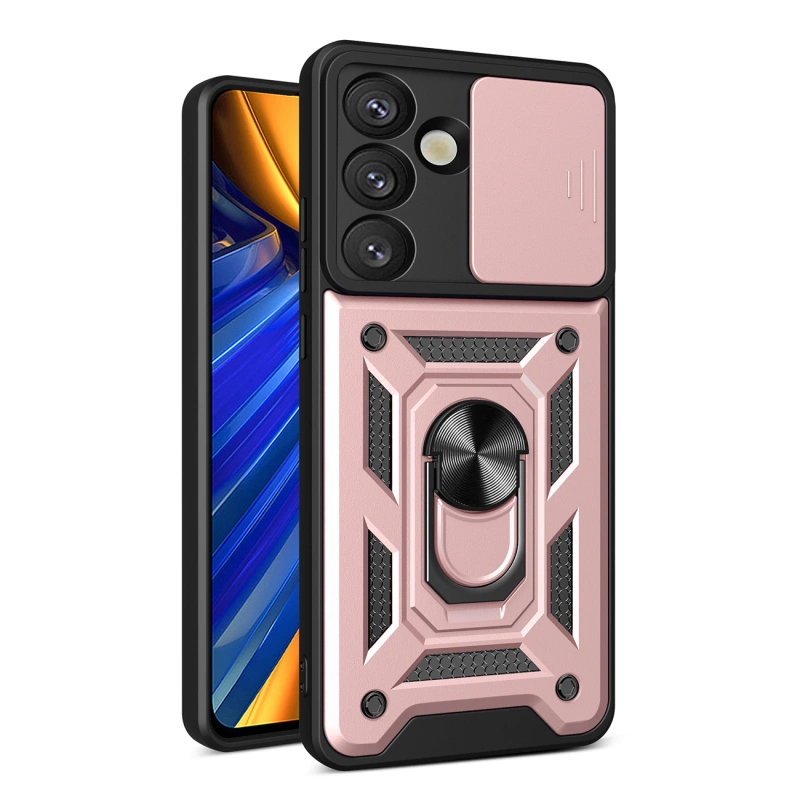 Hybrid Armor Camshield Samsung Galaxy S25 Pink